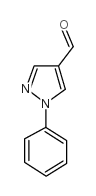 1-苯基-1H-吡唑-4-甲醛结构式