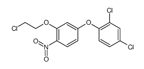 2-(2-chloroethoxy)-4-(2,4-dichlorophenoxy)-1-nitrobenzene结构式