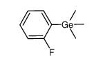 (2-fluorophenyl)trimethylgermane Structure