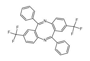 6,12-diphenyl-2,8-bis-trifluoromethyl-dibenzo[b,f][1,5]diazocine结构式