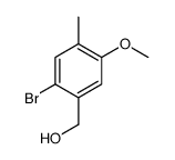 (2-bromo-5-methoxy-4-methylphenyl)methanol结构式