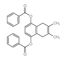 (4-benzoyloxy-6,7-dimethyl-5,8-dihydronaphthalen-1-yl) benzoate picture