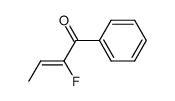2-Buten-1-one, 2-fluoro-1-phenyl- (9CI) Structure