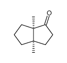 1(2H)-Pentalenone,hexahydro-3a,6a-dimethyl-,(3aR,6aR)-(9CI)结构式