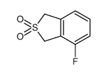 4-fluoro-1,3-dihydro-2-benzothiophene 2,2-dioxide结构式