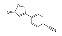 4-(5-Oxo-2,5-dihydrofuran-3-yl)benzonitrile structure