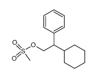 β-cyclohexylbenzeneethanol methanesulfonate Structure