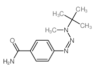 Benzamide,4-[3-(1,1-dimethylethyl)-3-methyl-1-triazen-1-yl]- Structure