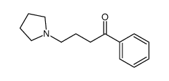 1-phenyl-4-pyrrolidin-1-ylbutan-1-one Structure