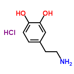4-[2-Amino(2-14C)ethyl]-1,2-benzenediol hydrochloride (1:1) Structure