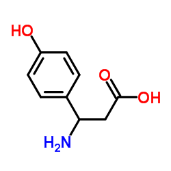 3-氨基-3-(4-羟基苯基)丙酸结构式