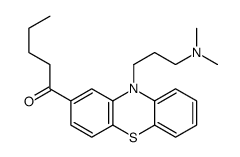 1-[10-[3-(Dimethylamino)propyl]-10H-phenothiazin-2-yl]-1-pentanone结构式