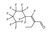2-ethyl-3,4,4,5,5,6,6,7,7,8,8,8-dodecafluorooct-2-enal结构式