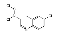 [chloro-[2-(4-chloro-2-methylphenyl)iminoethyl]amino] thiohypochlorite结构式