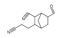 2-(2-cyanoethyl)-5-formylbicyclo[2.2.1]heptane-3-carbonitrile Structure