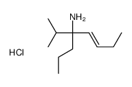 [(E)-4-propan-2-yloct-5-en-4-yl]azanium,chloride结构式