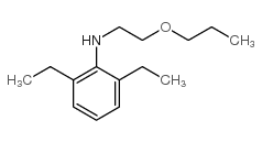 2,6-Diethyl-N-(2-propoxyethyl)aniline Structure