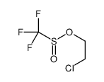 2-chloroethyl trifluoromethanesulfinate结构式