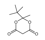 2-tert-butyl-2-methyl-1,3-dioxane-4,6-dione Structure