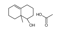 (1R,8aR)-8a-methyl-2,3,4,6,7,8-hexahydro-1H-naphthalen-1-ol,acetic acid Structure