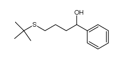 4-(1,1-dimethylethylthio)-1-phenyl-1-butanol Structure