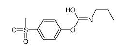 (4-methylsulfonylphenyl) N-propylcarbamate Structure