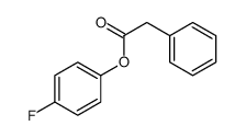 (4-fluorophenyl) 2-phenylacetate结构式