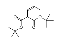 ditert-butyl 2-prop-1-enylpropanedioate Structure