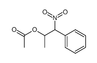 erythro-d,l-1-Nitro-1-phenyl-2-acetoxy-propan结构式
