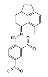 N-(2,4-Dinitro-phenyl)-N'-[6-methyl-2,2a,3,4-tetrahydro-1H-acenaphthylen-(5E)-ylidene]-hydrazine Structure