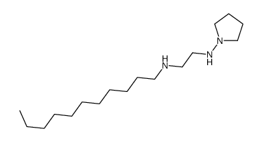 N'-pyrrolidin-1-yl-N-undecylethane-1,2-diamine结构式