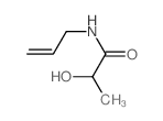 2-hydroxy-N-prop-2-enyl-propanamide结构式
