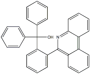 2-(Phenanthridin-6-yl)-α,α-diphenylbenzenemethanol结构式