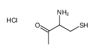 3-amino-4-sulfanylbutan-2-one,hydrochloride结构式