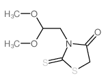 4-Thiazolidinone,3-(2,2-dimethoxyethyl)-2-thioxo- structure