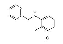 N-benzyl-3-chloro-2-methylaniline Structure