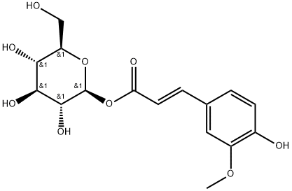 1-O-Feruloylglucose Structure