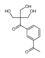 1-(3-acetylphenyl)-3-hydroxy-2,2-bis(hydroxymethyl)propan-1-one结构式