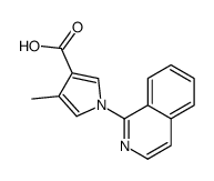 1-isoquinolin-1-yl-4-methylpyrrole-3-carboxylic acid Structure