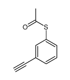 S-(3-ethynylphenyl) ethanethioate Structure