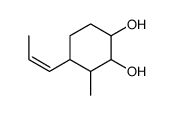 3-methyl-4-prop-1-enylcyclohexane-1,2-diol Structure
