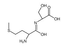 (2R)-2-[[(2R)-2-amino-4-methylsulfanylbutanoyl]amino]-3-hydroxypropanoic acid Structure