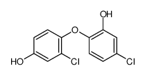 3-chloro-4-(4-chloro-2-hydroxyphenoxy)phenol Structure