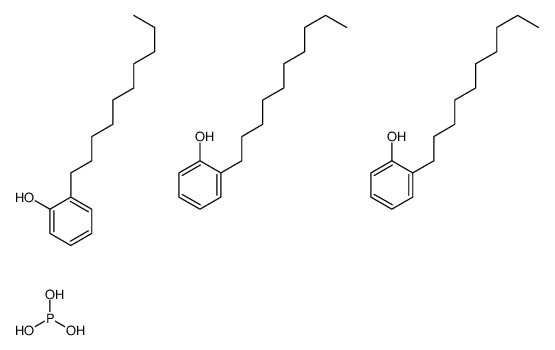 2-decylphenol,phosphorous acid结构式