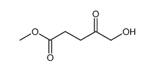 5-hydroxy-4-oxopentanoic acid methyl ester结构式