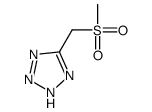 5-(methylsulfonylmethyl)-2H-tetrazole结构式