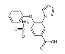 4-phenoxy-3-pyrrol-1-yl-5-sulfamoylbenzoic acid Structure