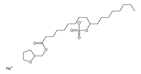 10-(Sodiosulfooxy)octadecanoic acid [(tetrahydrofuran)-2-yl]methyl ester picture