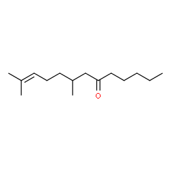 8,12-dimethyltridec-11-en-6-one Structure