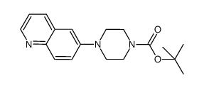 tert-butyl 4-(quinolin-6-yl)piperazine-1-carboxylate Structure